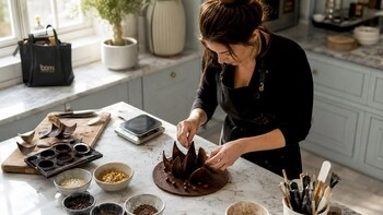 guida alla creazione di centrotavola al cioccolato per chi ama cucinare in casa
