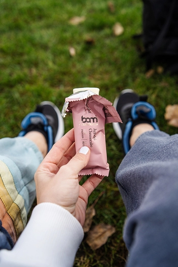 Barrette proteiche con edulcorante, Cheesecake alla fragola
