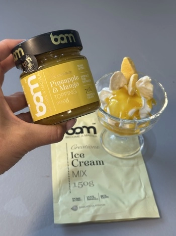 Topping all'ananas e mango, 200 g