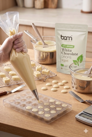 Cioccolato bianco biologico, 250 g