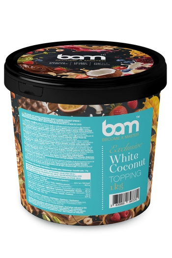 Crema spalmabile al cocco bianco, 1 kg