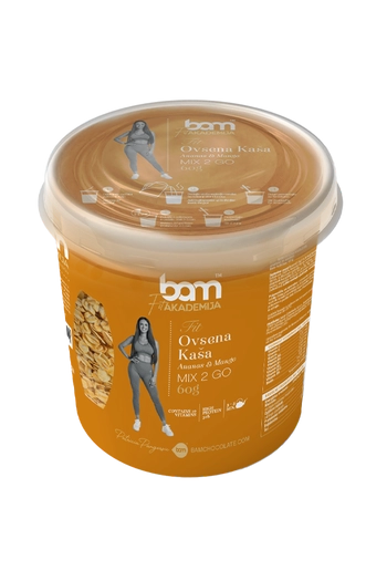 Porridge proteico 2 GO, ananas e mango, con dolcificante