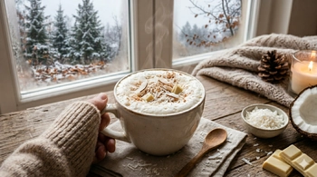 Cioccolata calda bianca con nocciole 1500 g