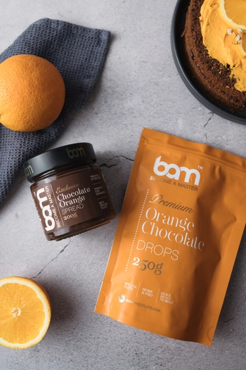 Crema spalmabile al cacao con aroma di arancia, 200 g