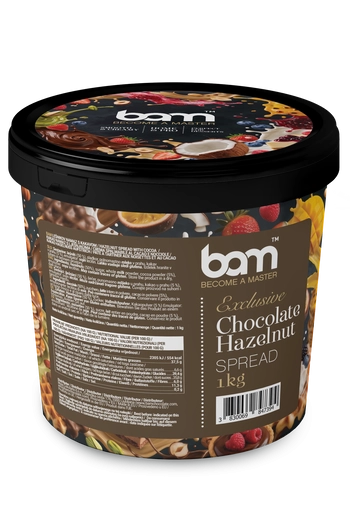 Crema spalmabile alla nocciola con cacao, 1000 g