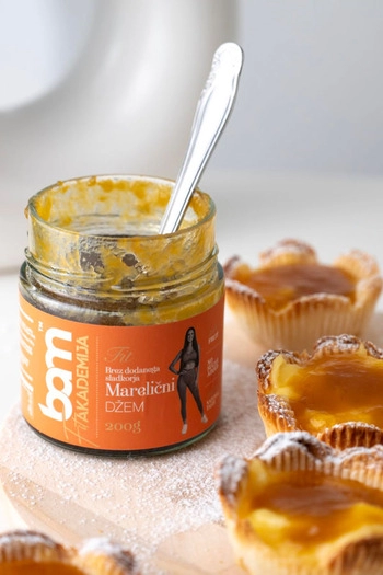 Marmellata di albicocche, senza zuccheri aggiunti, 200 g