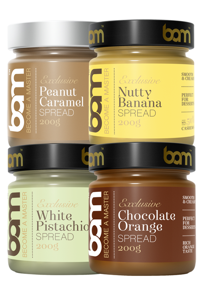 Pacchetto BAMbastic di nuove creme da spalmare