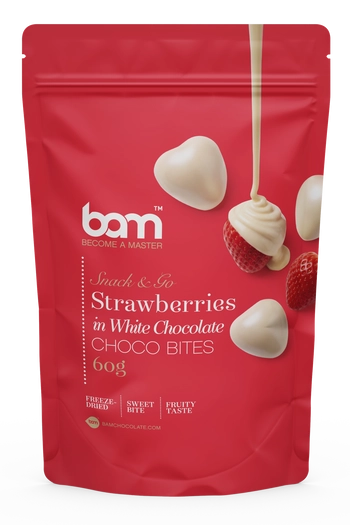 fragole ricoperte di cioccolato bianco 60 g
