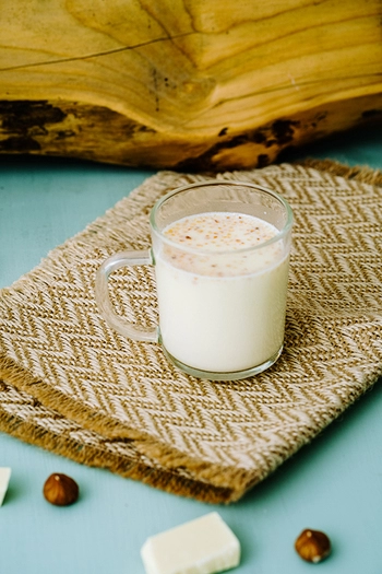 Cioccolata bianca calda alla nocciola, 220 g