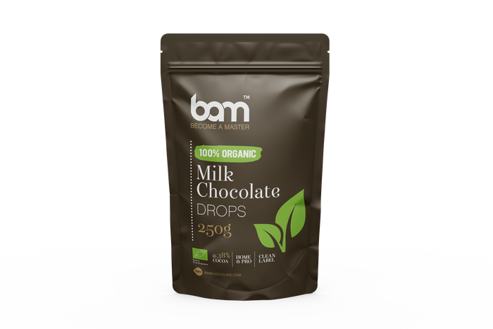 Cioccolato al latte biologico, 250 g