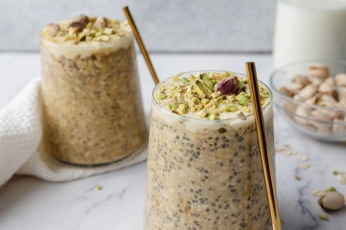 avena notturna al pistacchio