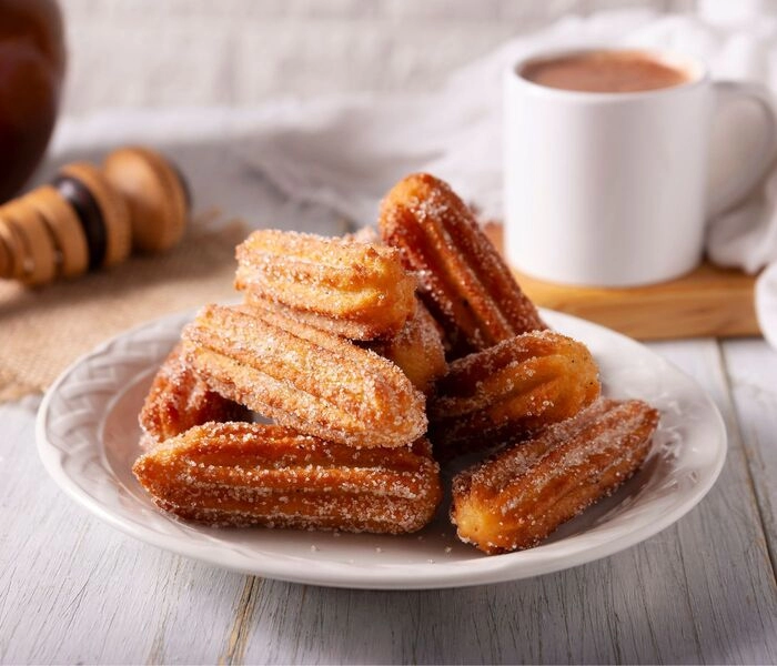 churros con zuccherini alla vaniglia bam