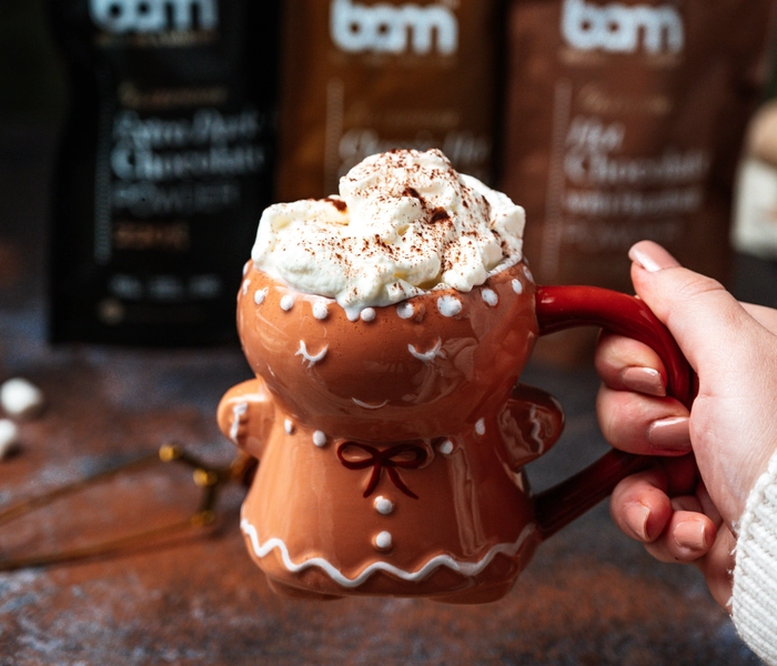 cioccolata calda con panna