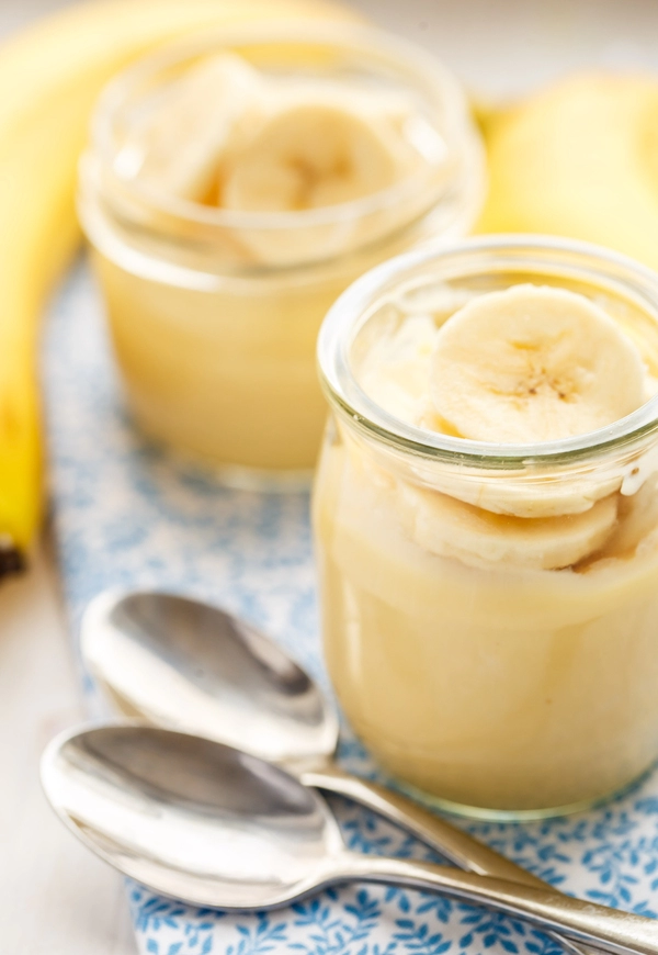 budino alla banana