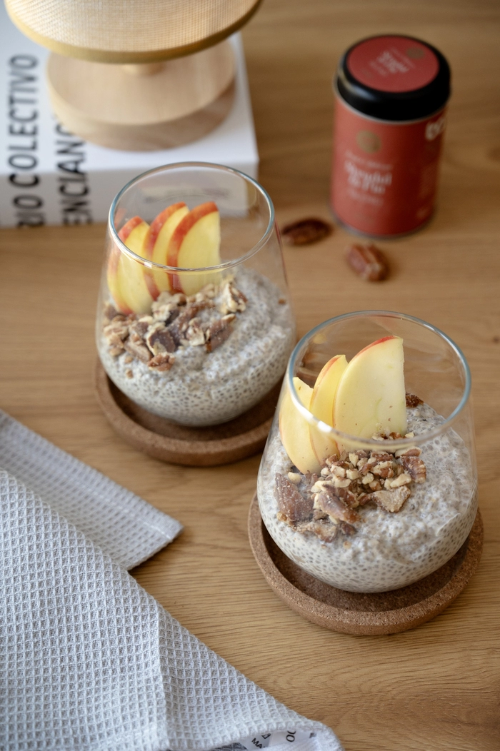 budino di chia alla mela