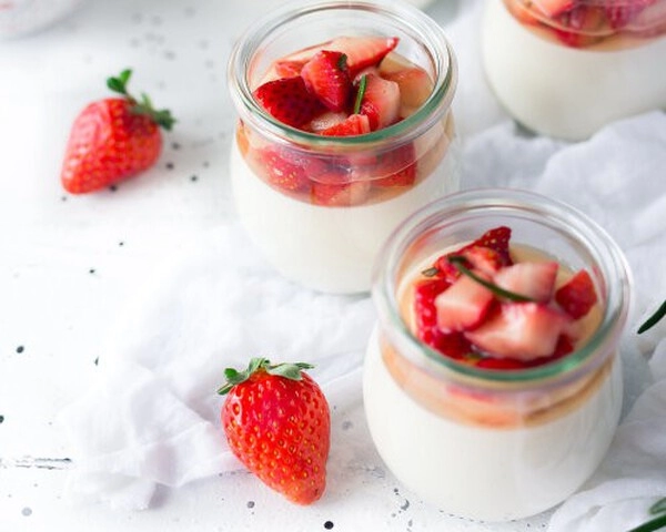 ricetta della panna cotta in barattolo