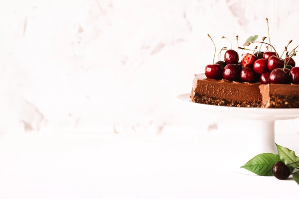 cheesecake con tre strati di cioccolato